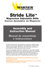 Warner Stride Lite Manual De Ensamblaje Y Instrucciones