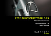 Kalkhoff PEDELEC BOSCH INTEGRALE 0.5 Instrucciones Adicionales