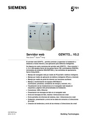 Siemens OZW772.250 Manual Del Usuario