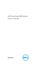 Dell PowerEdge R920 El Manual Del Propietario