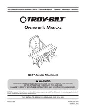 Troy-Bilt FLEX Aerator Manual Del Usuario