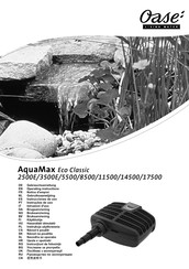 Oase AquaMax Eco Classic 2500E Instrucciones De Uso