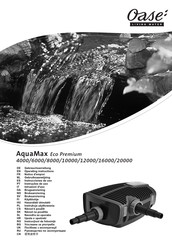 Oase AquaMax Eco Premium 16000 Instrucciones De Uso