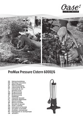 Oase ProMax Pressure Cistern 6000/6 Instrucciones De Uso