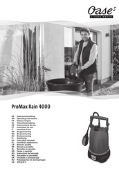 Oase ProMax Rain 4000 Instrucciones De Uso