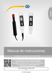 PCE Instruments PCE-DOM 20 Manual De Instrucciones