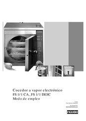 Franke FS 1/1 DESC Modo De Empleo