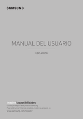 Samsung UBD-K8500 Manual Del Usuario