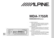 Alpine MDA-7755R Manual De Operación