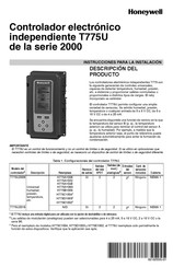 Honeywell T775U2006 Instrucciones Para La Instalación