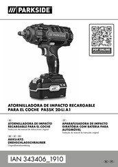 Parkside PASSK 20-Li A1 Traducción Del Manual De Instrucciones Original