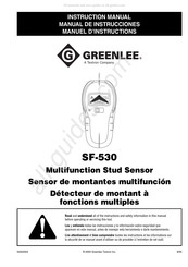 Greenlee SF-530 Manual De Instrucciones