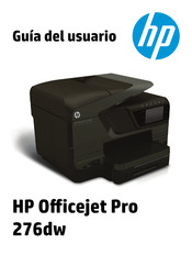 HP Officejet Pro 276dw Guia Del Usuario