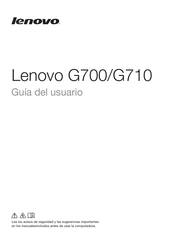 Lenovo G700 Guia Del Usuario