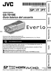 JVC Everio GS-TD1BE Guia Basica Del Usuario