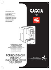 illy GAGGIA Instrucciones Para El Uso