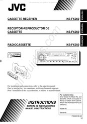 JVC KS-FX250 Manual De Instrucciones