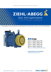 ZIEHL-ABEGG ZAtop SM180.46/B Instrucciones De Uso Originales