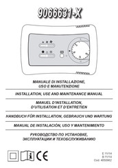 Arbonia 9066631-X Manual De Instalación, Uso Y Mantenimiento