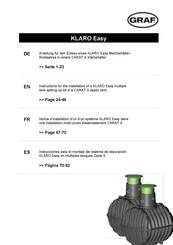 Graf KLARO Easy Instrucciones Para El Montaje