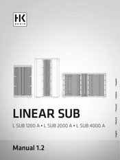 HK Audio LINEAR SUB Serie Manual Del Usuario