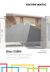 entrematic Ditec CUBIC Manual Tecnico