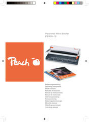 Peach PB300-15 Manual De Instrucciones