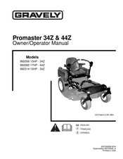 Gravely 992056 Manual Del Usuario