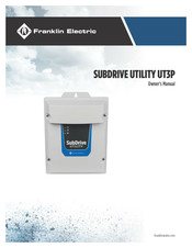 Franklin Electric SUBDRIVE UTILITY UT3P Manual Para Propietarios