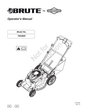 Briggs & Stratton Brute 7800885 Manual Del Operador