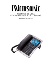 Microsonic TEL6019 Manual Del Usuario