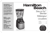 Hamilton Beach Stay or Go 52400 Manual De Instrucciones