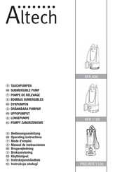 Altech RFR 1100 Manual De Instrucciones