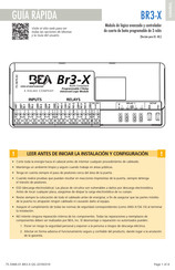 BEA BR3-X Guía Rápida