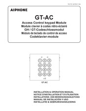 Aiphone GT-AC Manual De Instalacion Y Uso