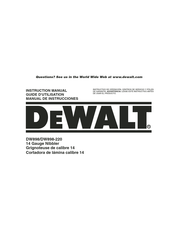 DeWalt DW898-220 Manual De Instrucciones