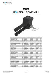 MBM MONDEAL BONE MILL Manual De Instrucciones