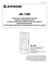 Aiphone JK-1SD Manual De Instalación Y Operación