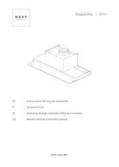 Novy Fusion Pro 8710 Instrucciones De Uso Y De Instalacion