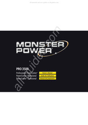 Monster Power PRO 3500 Manual Del Propietário