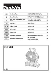 Makita DCF203 Manual De Instrucciones