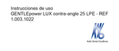 KaVo GENTLEpower LUX contra-angle 25 LPE Instrucciones De Uso