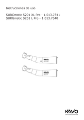 KaVo SURGmatic S201 XL Pro Instrucciones De Uso