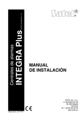 Satel INTEGRA Plus Manual De Instalación