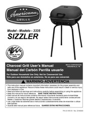 Americana Grills SIZZLER 3335 Manual Del Usuario