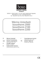 Boso Bosch+Sohn bosotherm 2000 Instrucciones Para El Uso