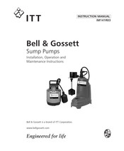 ITT Bell & Gossett SP03 Manual De Instalación Y Operación