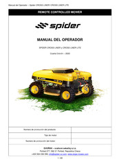 SPIDER CROSS LINER LITE Manual Del Operador