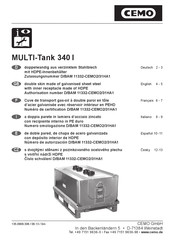 CEMO MULTI-Tank 340 l Manual De Instrucciones