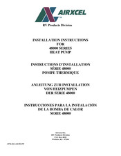 Airxcel 48000 Serie Instrucciones Para La Instalación